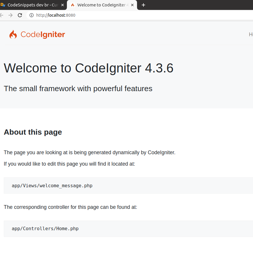 Curso básico de CodeIgniter 4 - Instalação