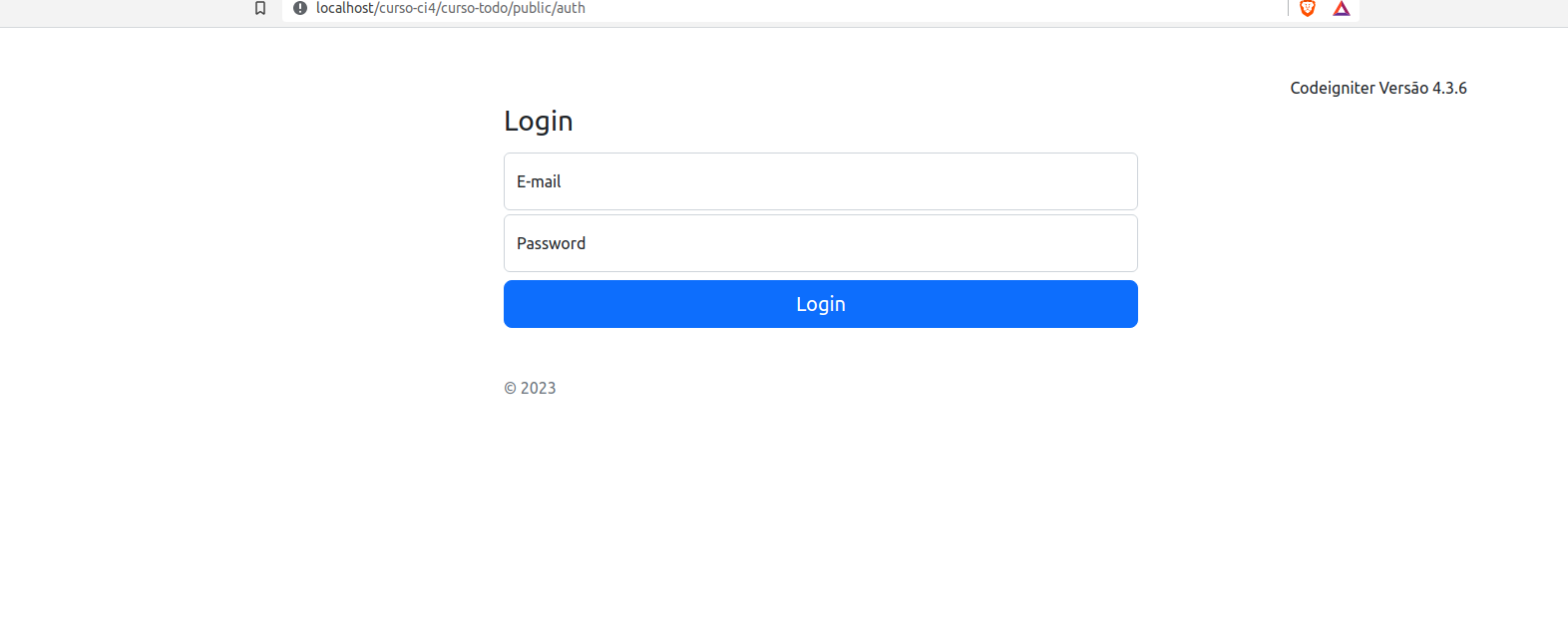 CRUD Bootstrap 5 Mysql e Codeigniter 4 Lista de tarefas parte 2