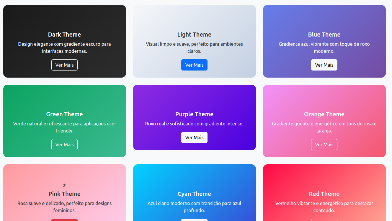 Cards modernos com bootstrap 5