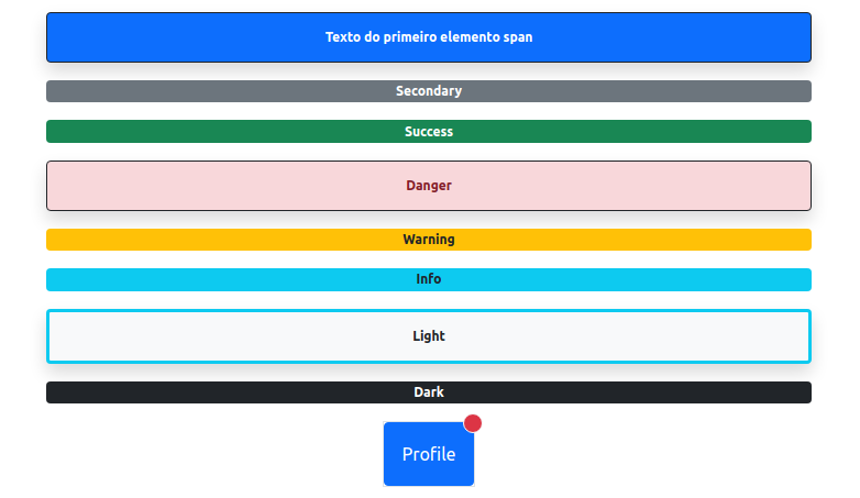 Estilização de pequenos elementos com bootstrap 5