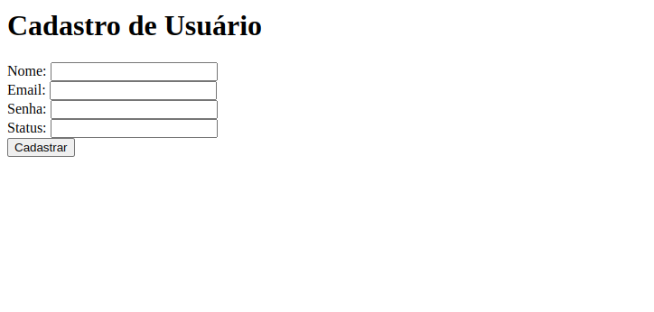 CRUD básico inicial Codeigniter 4 - users