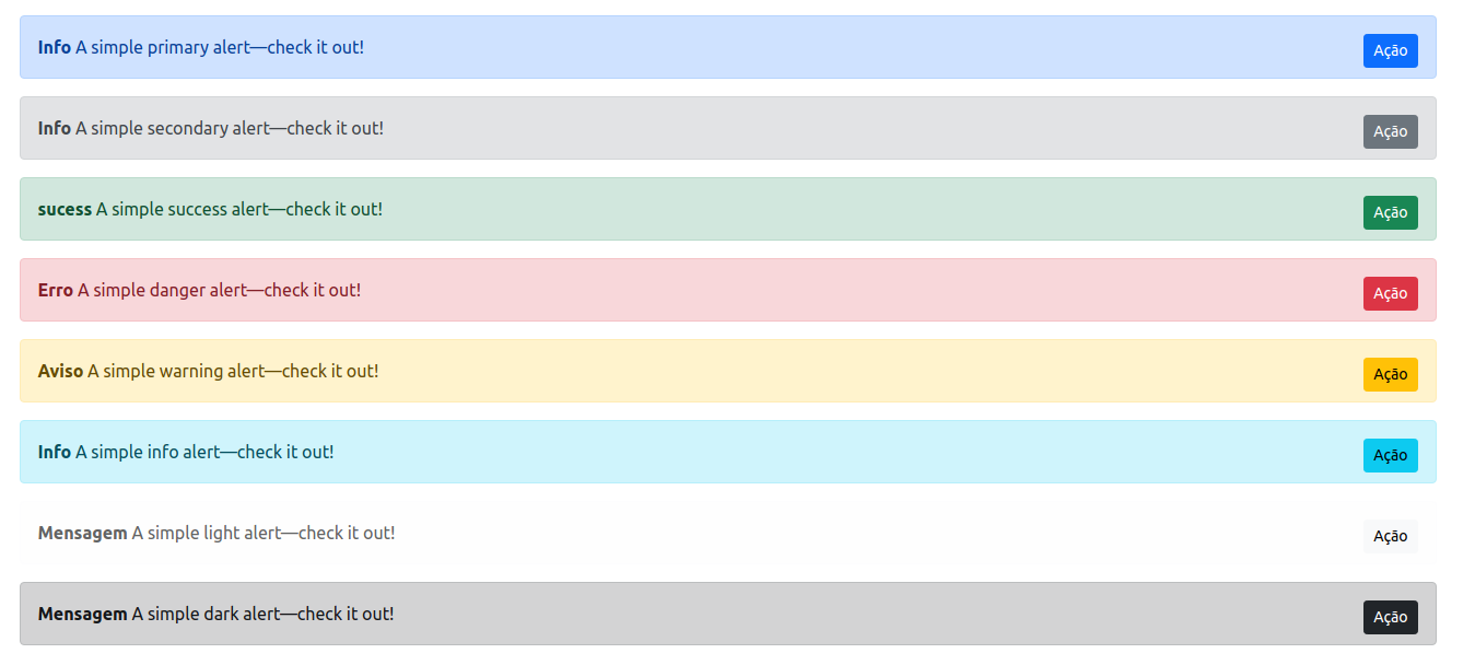 Como fazer alert boxes com buttons - bootstrap 5