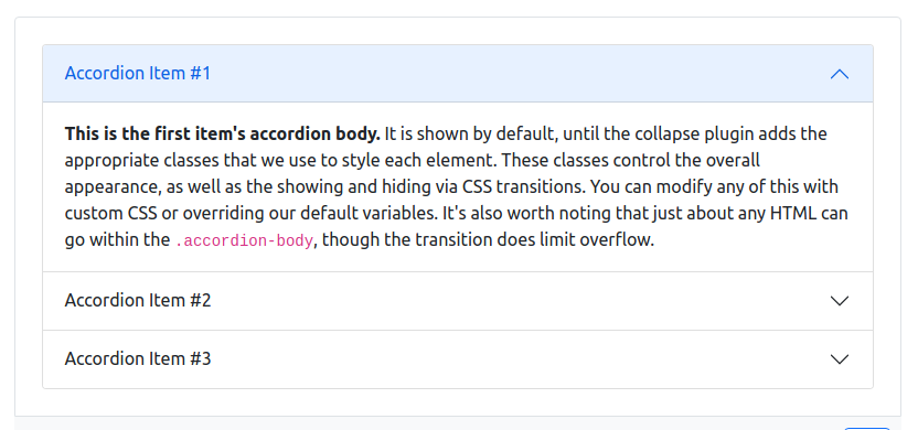Gerar um accordion com Bootstrap 5