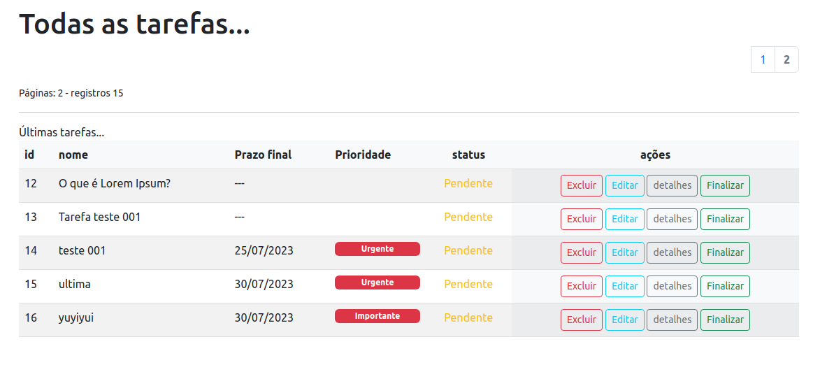 CRUD Bootstrap 5 Mysql e Codeigniter 4 Lista de tarefas - download